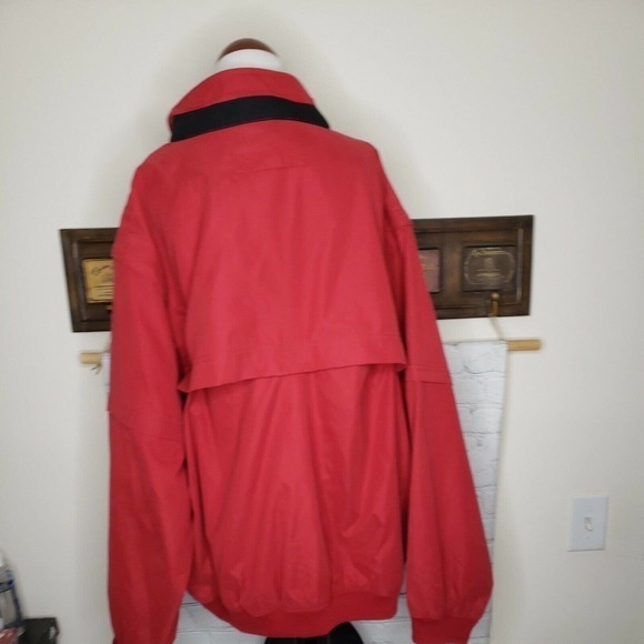 Mens XXL PGA TOUR Golf Pullover Jacket Red Zip Out Sleeve. - Picture 2 of 7